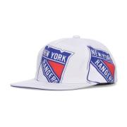 Mitchell & Ness NY Rangers Platt Skärmkeps Vit White, Herr