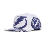 Mitchell & Ness Tampa Bay Lightning Flat Brim Cap White, Herr