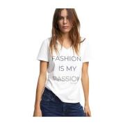 Lola Casademunt Vit dam T-shirt White, Dam