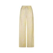 Stella McCartney Gula silkespyjamasbyxor Yellow, Dam