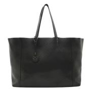 Bottega Veneta Vintage Pre-owned Laeder totevskor Black, Dam