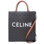 Celine Vintage Pre-owned Canvas celine-vskor Black, Dam