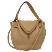 Bottega Veneta Vintage Pre-owned Laeder handvskor Beige, Dam