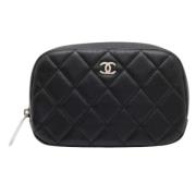 Chanel Vintage Pre-owned Laeder chanel-vskor Black, Dam