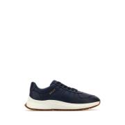 Bally Blå Läder Sneakers Blue, Herr