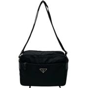 Prada Vintage Pre-owned Tyg prada-vskor Black, Dam