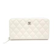 Chanel Vintage Pre-owned Canvas plnbcker White, Dam