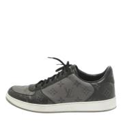 Louis Vuitton Vintage Pre-owned Belagd canvas sneakers Black, Herr