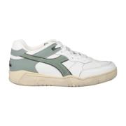 Diadora Vintage Läder Sneakers Fw24 Kollektion White, Herr