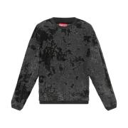 Diesel Svart Sweatshirt Aw24 Herrmode Black, Herr