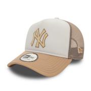 New Era Beige Yankees World Series Foam Trucker Hat Multicolor, Unisex