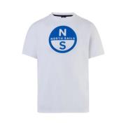 North Sails Kortärmad T-shirt White, Herr