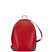 Louis Vuitton Vintage Pre-owned Tyg louis-vuitton-vskor Red, Dam