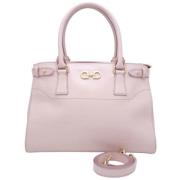 Salvatore Ferragamo Pre-owned Pre-owned Laeder handvskor Pink, Dam