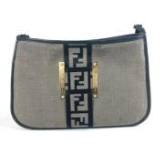 Fendi Vintage Pre-owned Canvas fendi-vskor Gray, Dam