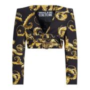 Versace Jeans Couture Kort Blazer Yellow, Dam