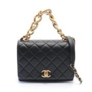 Chanel Vintage Pre-owned Laeder chanel-vskor Black, Dam