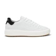 Sun68 Läder Sneakers i Vit/Svart White, Herr