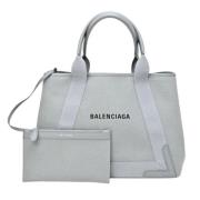 Balenciaga Vintage Pre-owned Canvas totevskor Gray, Dam