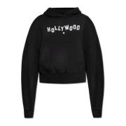 Amiri Sweatshirt med logotyp Black, Dam