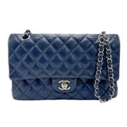 Chanel Vintage Pre-owned Laeder chanel-vskor Blue, Dam