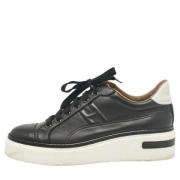 Hermès Vintage Pre-owned Laeder sneakers Black, Dam