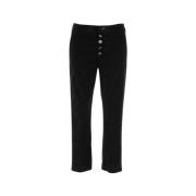 Dondup Slim-fit Byxor Black, Dam