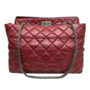 Chanel Vintage Pre-owned Laeder chanel-vskor Red, Dam