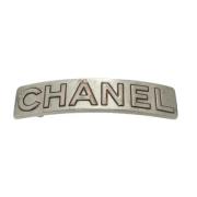 Chanel Vintage Pre-owned Metall hrspnnen Gray, Dam