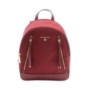 Michael Kors Pre-owned Pre-owned Nylon ryggsckar Red, Dam