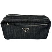 Prada Vintage Pre-owned Denim prada-vskor Black, Dam