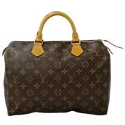 Louis Vuitton Vintage Pre-owned Canvas louis-vuitton-vskor Brown, Dam