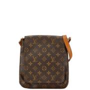 Louis Vuitton Vintage Pre-owned Canvas louis-vuitton-vskor Brown, Dam