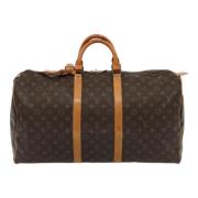 Louis Vuitton Vintage Pre-owned Canvas resvskor Brown, Dam