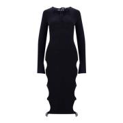 Andrea Adamo Midi Dresses Black, Dam