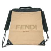 Fendi Vintage Pre-owned Canvas fendi-vskor Beige, Unisex