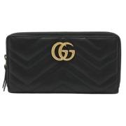 Gucci Vintage Pre-owned Laeder plnbcker Black, Unisex