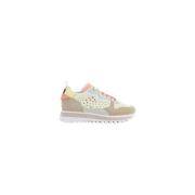 Apepazza Mode Sneakers Wanda Cream Multicolor, Dam