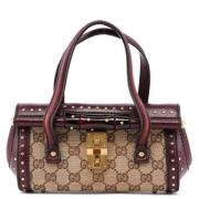 Gucci Vintage Pre-owned Laeder handvskor Beige, Dam