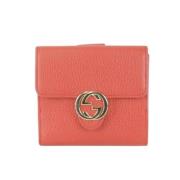 Gucci Vintage Pre-owned Laeder plnbcker Red, Dam