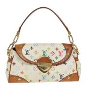 Louis Vuitton Vintage Pre-owned Canvas louis-vuitton-vskor White, Dam