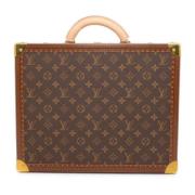 Louis Vuitton Vintage Pre-owned Tyg louis-vuitton-vskor Brown, Dam