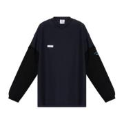 Vetements T-shirt med logotyp Blue, Herr