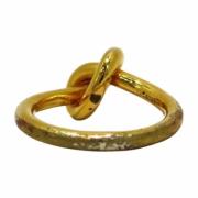 Celine Vintage Pre-owned Guld ringar Yellow, Dam