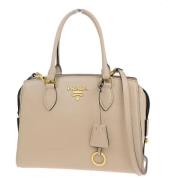 Prada Vintage Pre-owned Laeder prada-vskor Beige, Dam