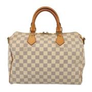 Louis Vuitton Vintage Pre-owned Canvas louis-vuitton-vskor White, Dam