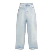 Vetements Jeans med logotyp Blue, Herr