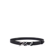 Karl Lagerfeld Belts Black, Dam