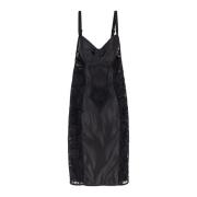 Dolce & Gabbana Spets Bustier Klänning med Stays Detalj Black, Dam