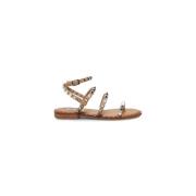 Steve Madden Nitar Ankelrem Sandaler Beige, Dam